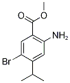 Methyl 2-amino-5-bromo-4-isopropylbenzoate 结构式