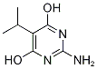 2-Amino-4,6-dihydroxy-5-isopropylpyrimidine 结构式