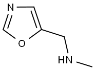 5-[(Methylamino)methyl]-1,3-oxazole 结构式