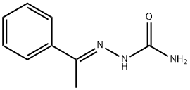 2-(1-Phenylethylidene)hydrazine-1-carboxamide 结构式