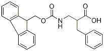 3-Amino-2-benzylpropanoic acid, N-FMOC protected 结构式