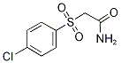 2-[(4-Chlorophenyl)sulphonyl]acetamide 结构式