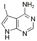 5-Iodo-7H-pyrrolo[2,3-d]pyrimidin-4-amine 结构式