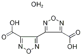 3,3'-Bi-1,2,5-oxadiazole-4,4'-dicarboxylic acid hydrate 结构式