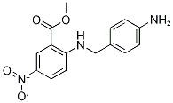 4-Amino-N-[2-(methoxycarbonyl)-4-nitrophenyl]benzylamine 结构式