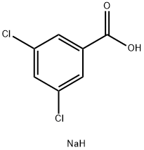 3,5-二氯苯甲酸钠 结构式
