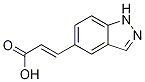 trans-3-(1H-Indazol-5-yl)prop-2-enoic acid 结构式