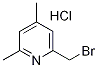 2-(Bromomethyl)-4,6-dimethylpyridine hydrochloride 结构式
