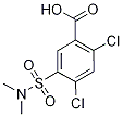 2,4-Dichloro-5-[(dimethylamino)sulphonyl]benzoic acid 结构式