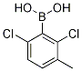 2,6-Dichloro-3-methylbenzeneboronic acid 结构式