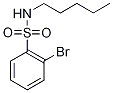 2-Bromo-N-pentylbenzenesulphonamide 结构式