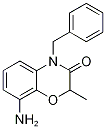 8-Amino-4-benzyl-2-methyl-2H-1,4-benzoxazin-3(4H)-one 结构式