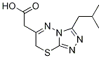 6-(Carboxymethyl)-3-isobutyl-7H-[1,2,4]triazolo[3,4-b][1,3,4]thiadiazine 结构式