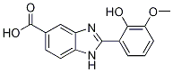 2-(2-Hydroxy-3-methoxyphenyl)-1H-benzimidazole-5-carboxylic acid 结构式