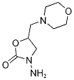 3-Amino-5-morpholinomethyl-1,3-oxazolidin-2-one >95% 结构式