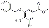 Methyl 4-amino-3-(benzyloxy)-5-bromobenzoate 结构式