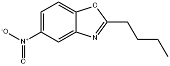 2-丁基-5-硝基苯并[D]噁唑 结构式