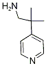 2-Methyl-2-(pyridin-4-yl)propan-1-amine, 2-Methyl-2-(pyridin-4-yl)propylamine 结构式