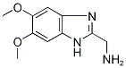 (5,6-Dimethoxy-1H-benzimidazol-2-yl)methylamine 结构式