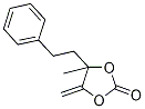 4-Methyl-5-methylene-4-(2-phenylethyl)-1,3-dioxolan-2-one 结构式