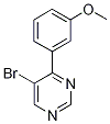 5-Bromo-4-(3-methoxyphenyl)pyrimidine 98% 结构式