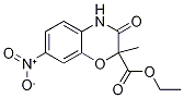 Ethyl 3,4-dihydro-2-methyl-7-nitro-3-oxo-2H-1,4-benzoxazine-2-carboxylate 结构式