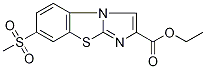 ETHYL 7-(METHYLSULPHONYL)IMIDAZO[2,1-B][1,3]BENZOTHIAZOLE-2-CARBOXYLATE 结构式