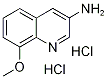 3-Amino-8-methoxyquinoline dihydrochloride 结构式