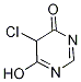 5-Chloro-4,5-dihydro-6-hydroxy-4-oxopyrimidine, 5-Chloro-4,5-dihydro-4-oxopyrimidin-6-ol 结构式