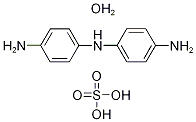 4,4'-Iminodianiline sulphate hydrate, N-(4-Aminophenyl)benzene-1,4-diamine sulphate hydrate 结构式