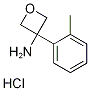 3-(2-Methylphenyl)oxetan-3-amine hydrochloride, 2-(3-Aminooxetan-3-yl)toluene hydrochloride 结构式