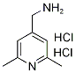 (2,6-Dimethylpyridin-4-yl)methylamine dihydrochloride 结构式