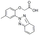 [2-(2H-Benzotriazol-2-yl)-4-methylphenoxy]acetic acid 结构式