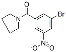 1-(3-Bromo-5-nitrobenzoyl)pyrrolidine 97% 结构式