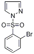 1-[(2-Bromophenyl)sulphonyl]-1H-pyrazole 结构式