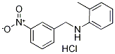 2-Methyl-N-(3-nitrobenzyl)aniline hydrochloride 结构式
