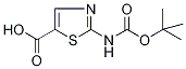 2-Amino-1,3-thiazole-5-carboxylic acid, N-BOC protected 结构式