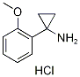 1-(2-甲氧苯基)环丙烷-1-胺盐酸 结构式