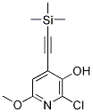 2-CHLORO-3-HYDROXY-6-METHOXY-4-[2-(TRIMETHYLSILYL)ETHYNYL]PYRIDINE 结构式