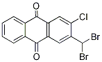 2-(bromomethyl)-3-chloroanthraquinone 结构式