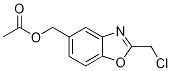 5-[(Acetoxy)methyl]-2-(chloromethyl)-1,3-benzoxazole 结构式