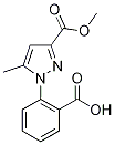 Methyl 1-(2-carboxyphenyl)-5-methyl-1H-pyrazole-3-carboxylate 结构式