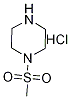 1-(Methylsulphonyl)piperazine hydrochloride 结构式