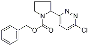 2-(6-Chloropyridazin-3-yl)pyrrolidine, N-CBZ protected 结构式