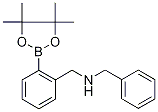 2-[(Benzylamino)methyl]benzeneboronic acid, pinacol ester 结构式