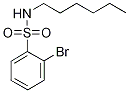 2-Bromo-N-hexylbenzenesulphonamide 结构式