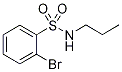 2-Bromo-N-propylbenzenesulphonamide 结构式