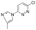 3-Chloro-6-(4-methyl-1H-imidazol-1-yl)pyridazine 98% 结构式