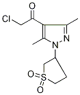 4-(Chloroacetyl)-3,5-dimethyl-1-(1,1-dioxotetrahydrothiophen-3-yl)-1H-pyrazole 结构式