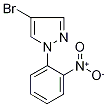 4-Bromo-1-(2-nitrophenyl)-1H-pyrazole 97% 结构式